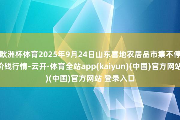 欧洲杯体育2025年9月24日山东喜地农居品市集不停有限公司价钱行情-云开·体育全站app(kaiyun)(中国)官方网站 登录入口