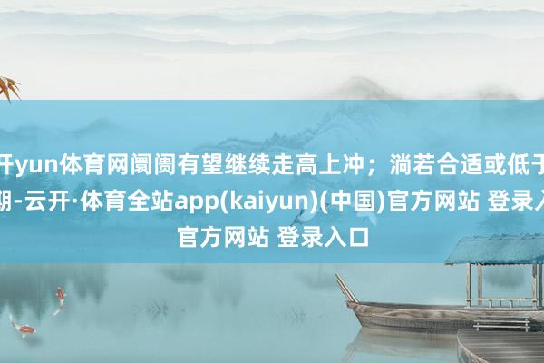 开yun体育网阛阓有望继续走高上冲；淌若合适或低于预期-云开·体育全站app(kaiyun)(中国)官方网站 登录入口